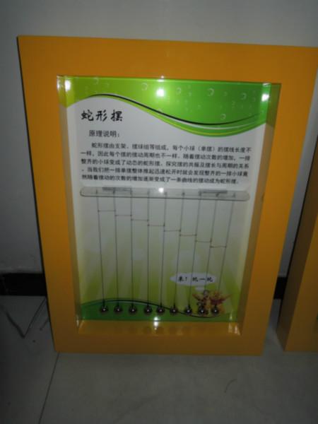 中小學(xué)社區(qū)科技館壁掛式蛇形擺圖片