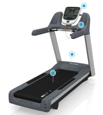 美國PRECOR必確TRM811跑步機(jī)，星級酒店、高端會所俱樂部專用