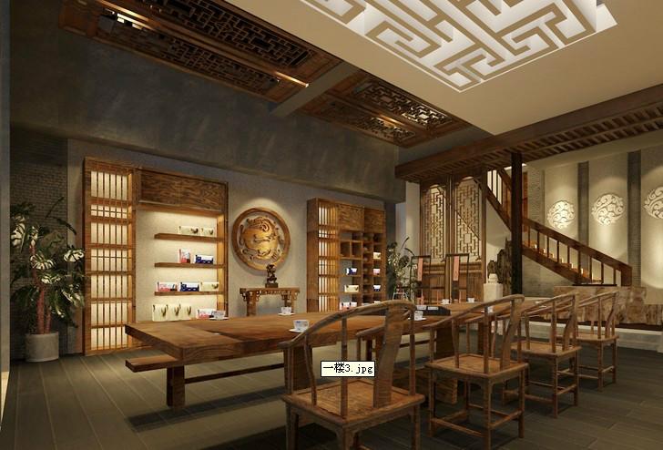 茶樓裝修圖片/茶樓裝修樣板圖 (2)