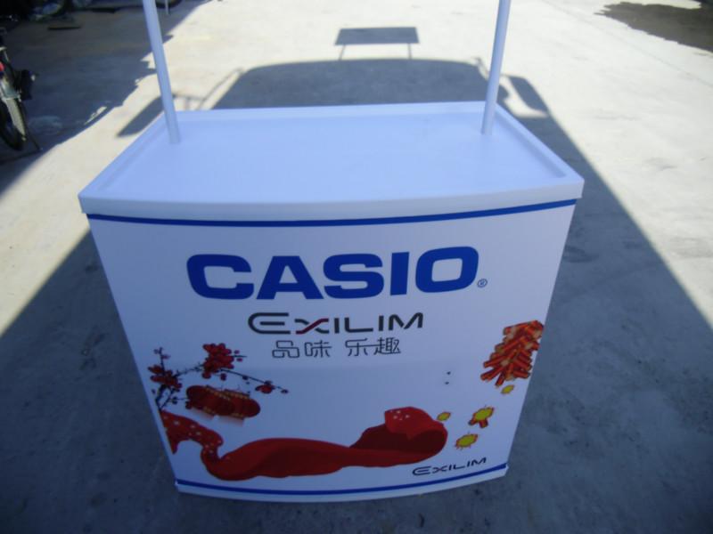 供應(yīng)促銷臺 pp吸塑促銷臺 商場試吃臺 折疊促銷臺價格