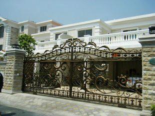 制作鐵藝大門(mén)圖片