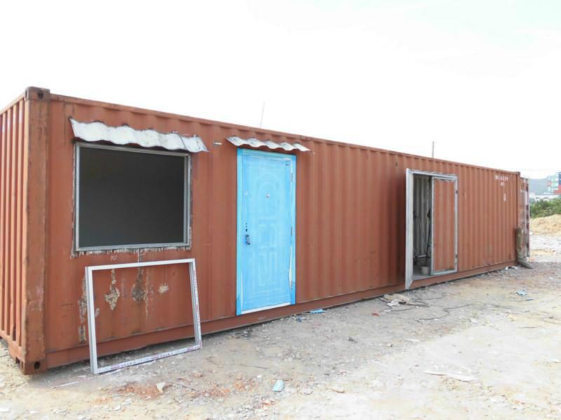 供應山東地區(qū)各種新舊集裝箱活動房 膠州6米精裝修板房