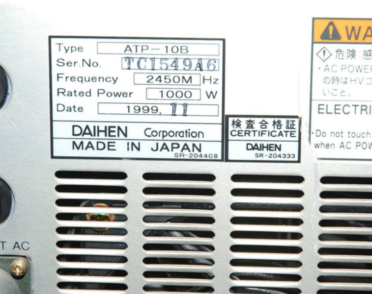 Daihen ATP-10B 2450MHz 1Kw射頻電源維修