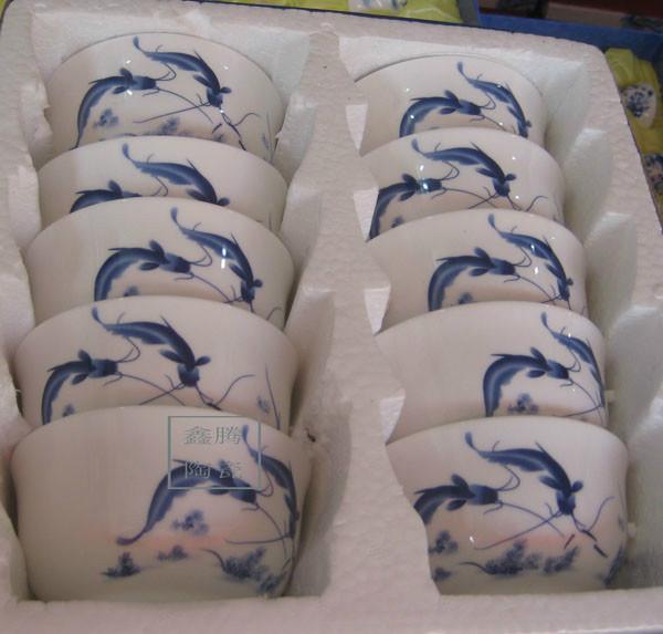 供應(yīng)青花瓷保鮮碗 青花瓷餐具
