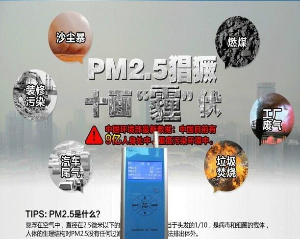 赛纳威CW-HAT200手持式PM2.5速测图片