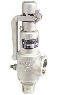 供應(yīng)帶手柄彈簧外螺紋安全閥A28H-150