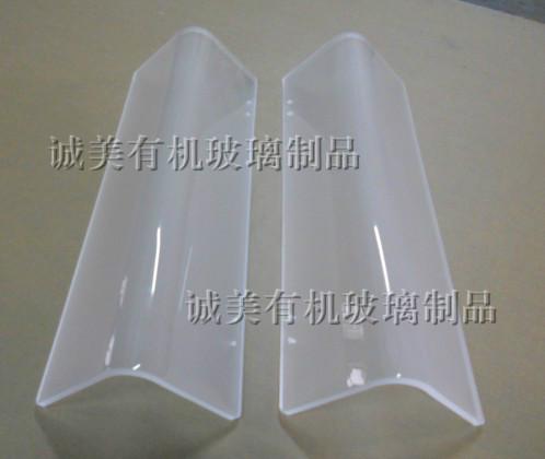 供應深圳磨沙亞克力弧形熱彎 有機玻璃半圓折彎成型 壓加力彎折