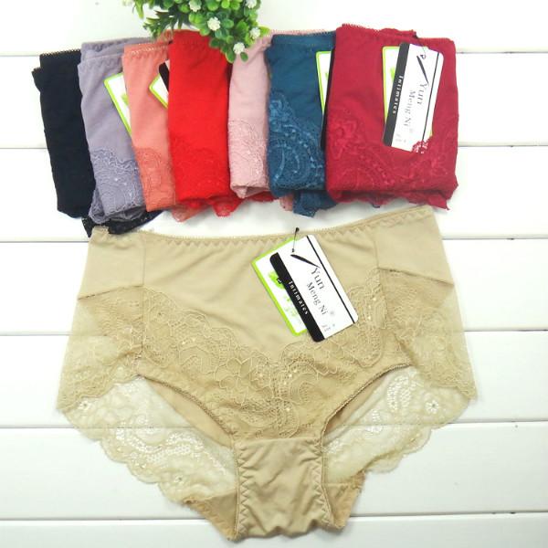 供應(yīng)現(xiàn)貨供應(yīng)云夢妮女士內(nèi)褲 女式大碼竹纖維三角褲舒適性感蕾絲女式內(nèi)褲