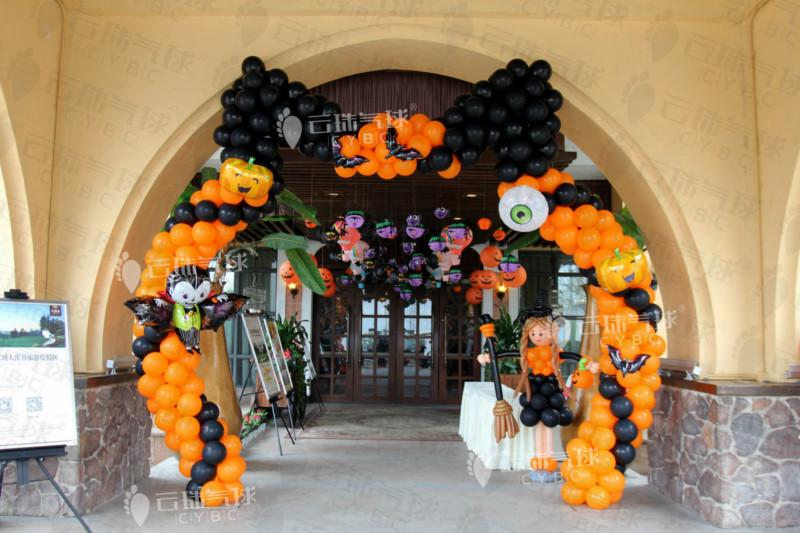 萬圣節(jié)氣球/氣球巫婆/成都氣球裝飾圖片