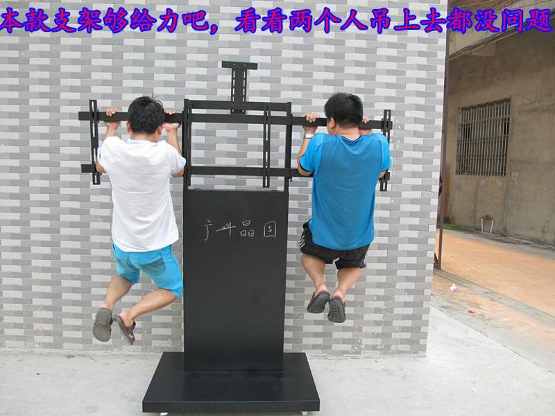 供應(yīng)LY28-2雙屏液晶電視落地移動(dòng)支架32-65帶柜子移動(dòng)支架