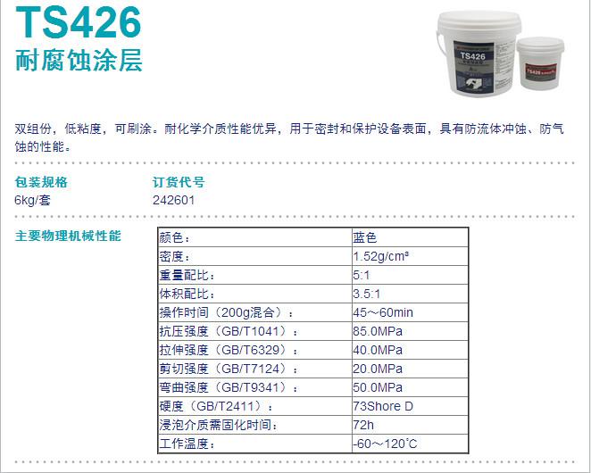 供應(yīng)天山可賽新TS426耐腐蝕涂層 江蘇TS426防護(hù)涂層