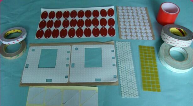 3M泡棉胶贴冲型挂钩泡棉胶贴成型铭板泡棉胶贴模切