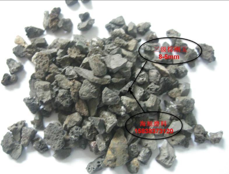 供應(yīng)用于耐火材料|爐料|搗雜料的三級(jí)棕剛玉段砂0-1-3-5-8