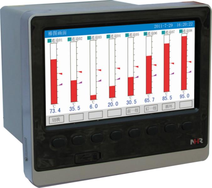 供应NHR8100系列12路彩色无纸、虹润无纸记录仪、虹润彩色无纸记录仪、虹润多通道输入无纸记录仪图片