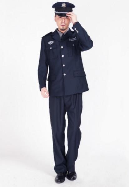 供應保安冬執(zhí)勤服棉大衣防寒冬季鄭州冬裝棉服保安制服棉襖夾克