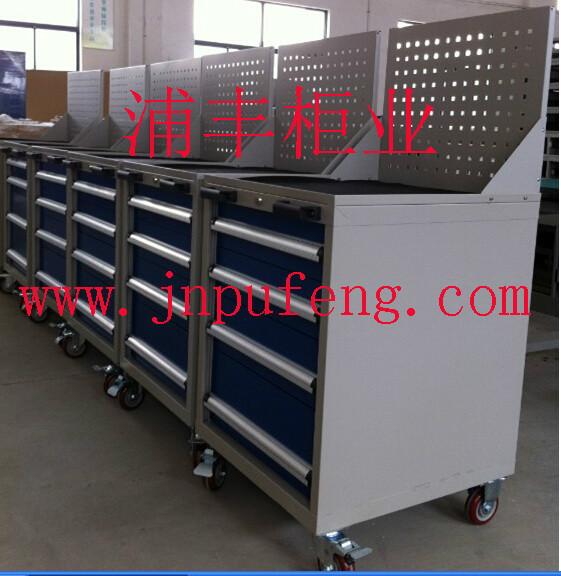 供應(yīng)東營車間工具柜，濟南移動工具車,