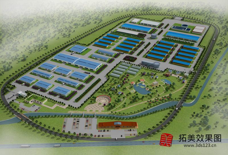 供應(yīng)西安廠房裝修建筑效果圖制作養(yǎng)殖場(chǎng)農(nóng)業(yè)園效果圖