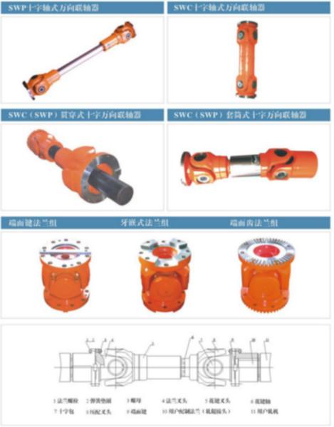 供应SWZ整体轴承座十字轴式万向联轴器