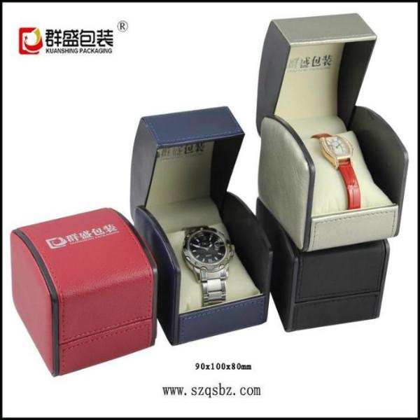 供應(yīng)深圳訂做皮革手表盒子
