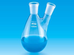 供應(yīng)FINE雙口茄型燒瓶