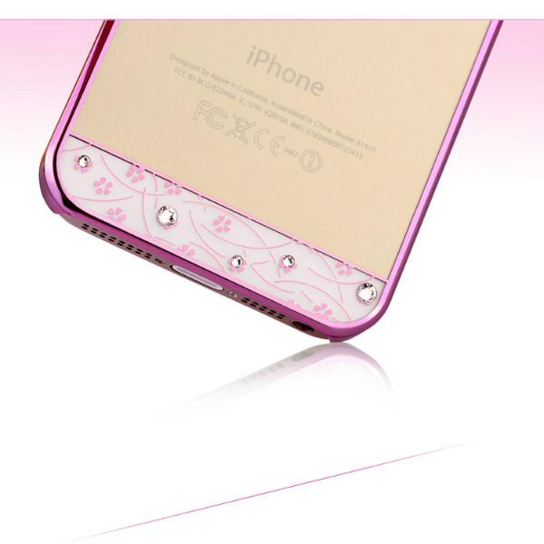 供應(yīng)iphone6電鍍鐳雕鑲鉆殼