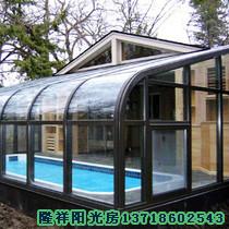 供應鋼結(jié)構(gòu)陽光房施工封院子玻璃封頂