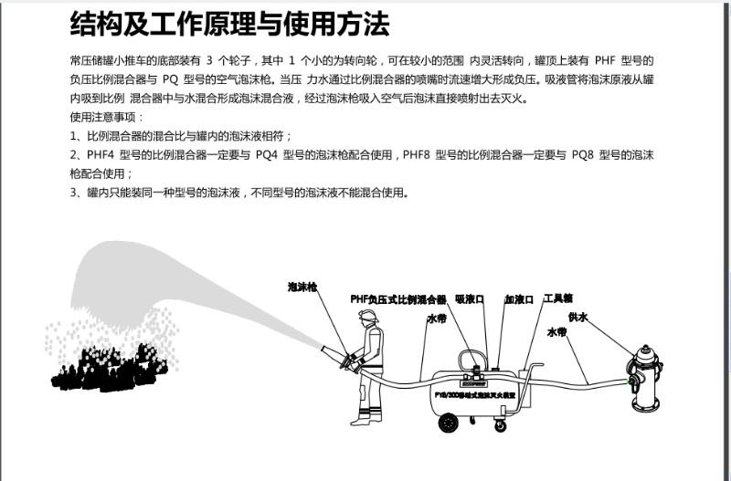 供應(yīng)移動推車半固定低倍數(shù)泡沫滅火裝置