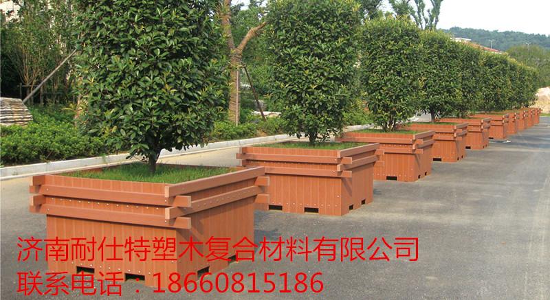 供應(yīng)防腐木花箱濟南防腐木花箱塑木花箱廠家