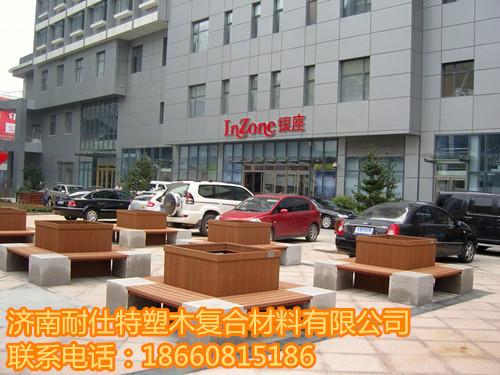 供應(yīng)防腐木花箱濟南防腐木花箱塑木花箱廠家
