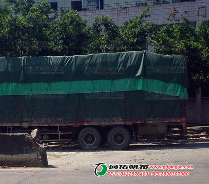 优质遮阳挡雨油布-济南货运帆布图片