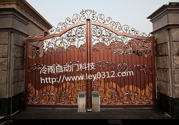 供應(yīng)四川走輪式開門機冷雨別墅開門機八字門機