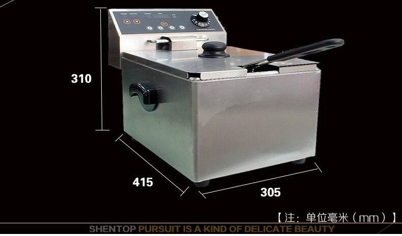 供應(yīng)電炸鍋 共好 加厚電炸爐單缸商用 定時電炸鍋 炸雞機薯塔機