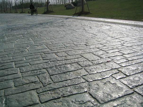 供應(yīng)彩色混凝土壓路面地坪