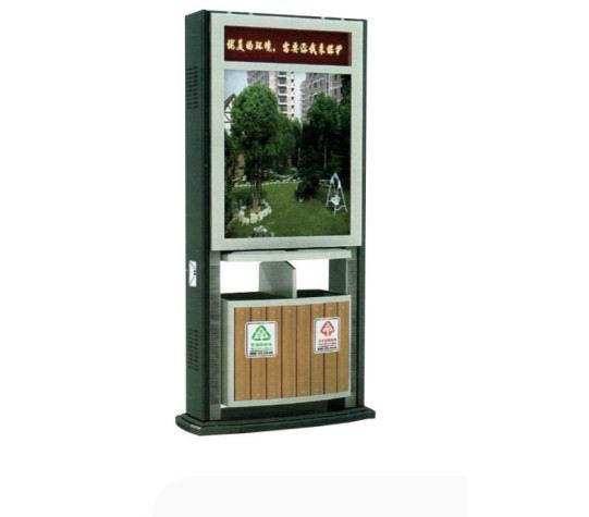 供應廣告垃圾桶WJ-G002街道廣告垃圾桶