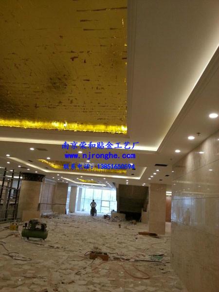 供應(yīng)大廈貼金，招牌字貼金，山東金箔貼金