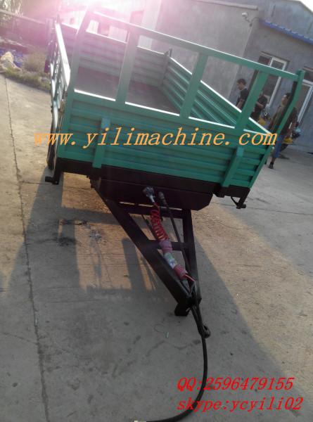 供應(yīng)拖車，3噸2輪自卸拖車，拖拉機(jī)帶的拖車