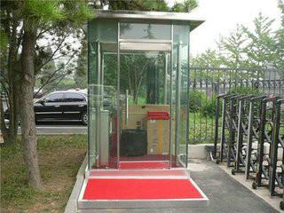 供應(yīng)深圳玻璃鋼值班崗?fù)ざㄗ鰪S家直銷  酒店,商廈.企業(yè).*豪華崗?fù)がF(xiàn)貨