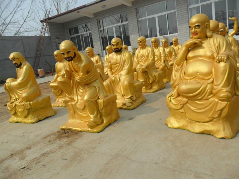 供應(yīng)十八羅漢銅雕.鑄銅十八羅漢雕塑十八羅漢生產(chǎn)廠家
