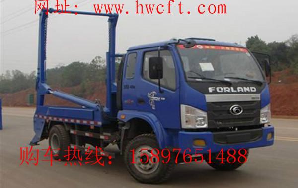 供應(yīng)掛桶式垃圾車垃圾車哪里買福田垃圾車