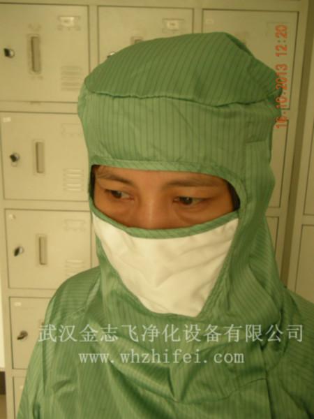 供应GMP无尘室工作服三连体防静电无尘服易清洗无菌服厂家专业定做图片