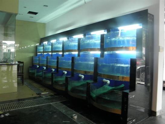 供應海鮮池訂做海鮮池設計海鮮魚池安裝