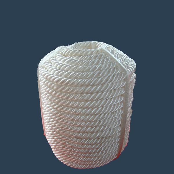 晉州長(zhǎng)纓供應(yīng)22x50白色四股優(yōu)質(zhì)尼龍繩  尼龍繩批發(fā)