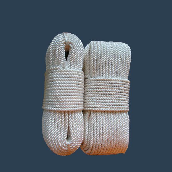 晉州長纓廠家供應6x50白色三股優(yōu)質(zhì)尼龍繩  尼龍繩批發(fā)