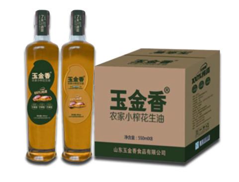 供應(yīng)玉金香原生態(tài)鮮榨花生油  山東非轉(zhuǎn)基因壓榨純花生油