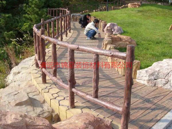 供應(yīng)用于仿古裝飾的廣東清遠仿木欄桿