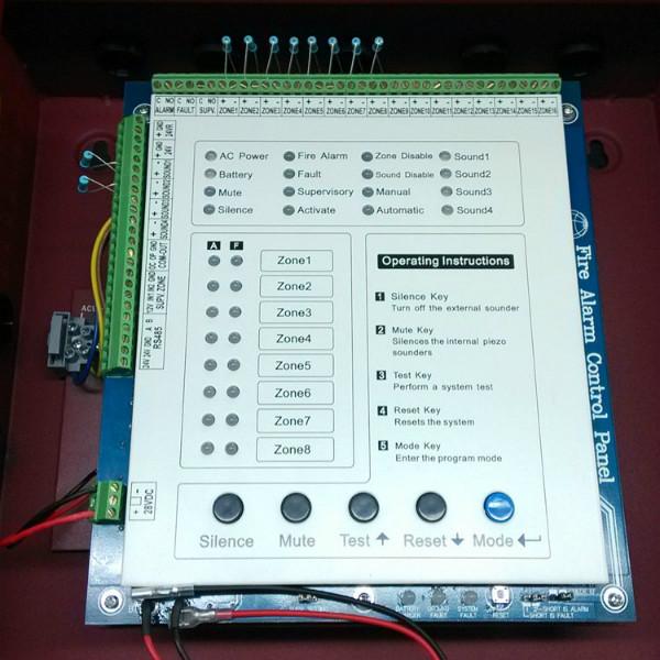 供應(yīng)傳統(tǒng)型8區(qū)消防系統(tǒng) 8zone fire alarm panel