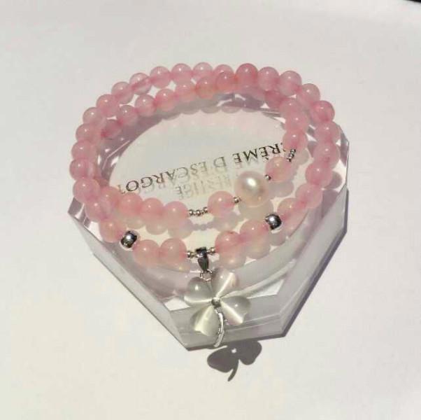 翡翠玉轉(zhuǎn)運(yùn)珠紅繩手鏈女 本命年必備*玉路路通