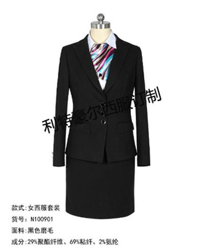 供应苏州女士西装定制苏州时尚西装批发苏州西服定做一件起订量大优惠韩版收腰款商务白领的首选2015新款图片