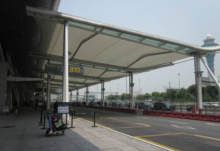 供應(yīng)鄭州膜結(jié)構(gòu)火車站頂棚  遮陽遮雨棚