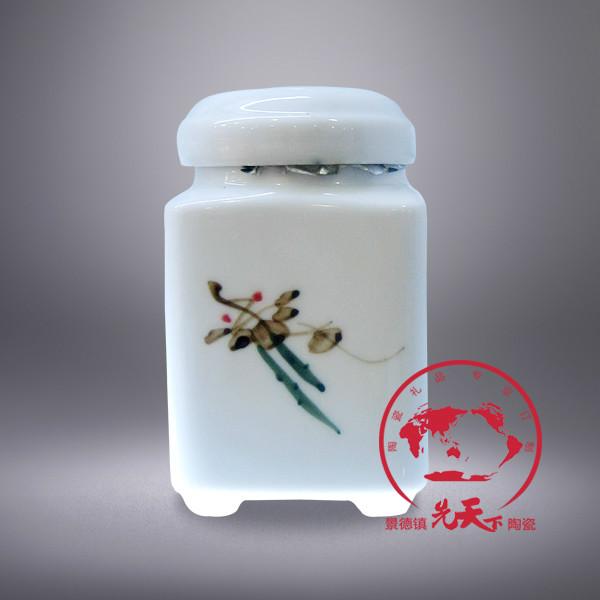 供應(yīng)陶瓷茶葉罐定制上字，陶瓷茶葉罐上印圖，陶瓷茶葉罐定制廠家